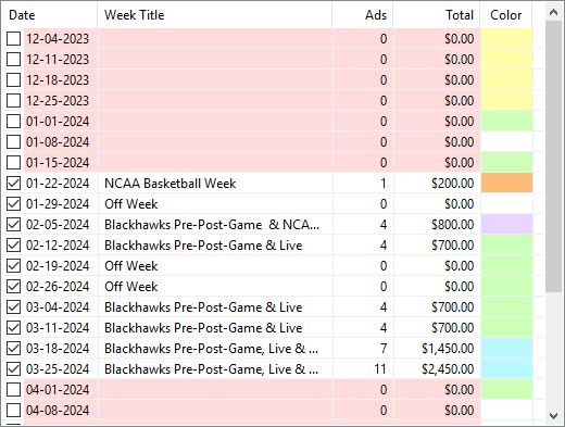 Copying Schedule with Omitted Weeks Copying Schedule with Omitted Weeks