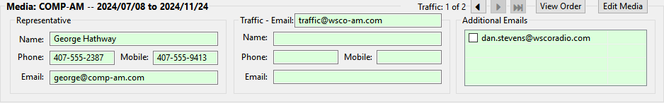 Traffic Instructions Media Information Traffic Instructions Media Information